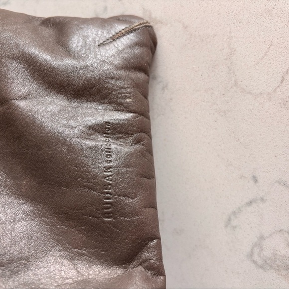 RUDSAK Gray Fold-Over Leather Clutch - Picture 4 of 11